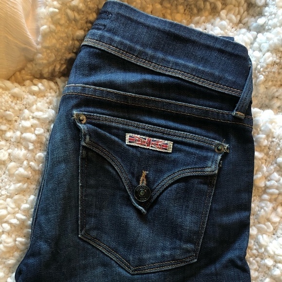 Hudson Straight Leg Jeans Medium Wash - Picture 3 of 7
